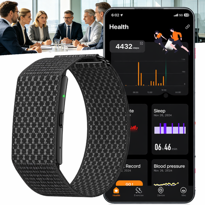 ETERNITY No Screen AI Recording Smart Band with 1GB Storage and Nylon Strap | ETQ16