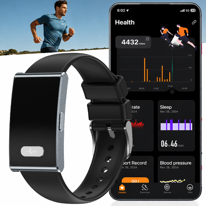 ETERNITY No Screen Advanced Health Tracker Band with Remote Care ECG and HRV | ETQ17
