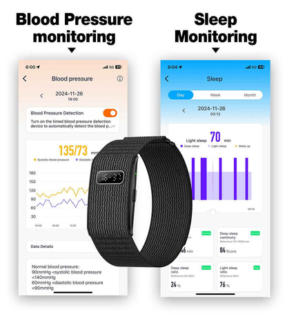 ETERNITY Slim Smart Fitness Band with LED Display & Health Tracking | ETQ12