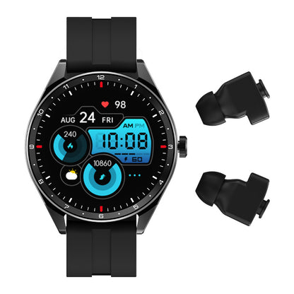 ETERNITY Smart Watch with Wireless Earbuds – 18mAh Earphone Battery, 4H Music Playback & Voice Assistant - Fitness Tracker Ch