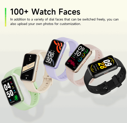 ETERNITY Health Fitness Smart Band – 1.47” Large Screen, Blood Pressure & Sleep Monitor