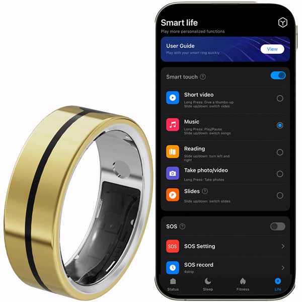 Fiteness Tracker Ring ETT1