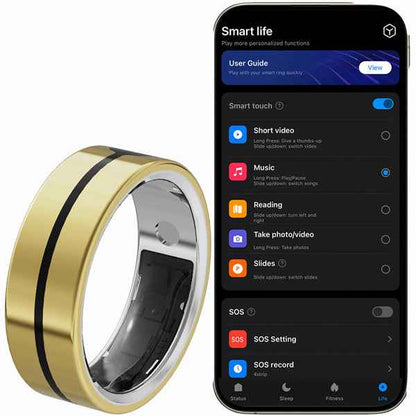 Fiteness Tracker Ring ETT1