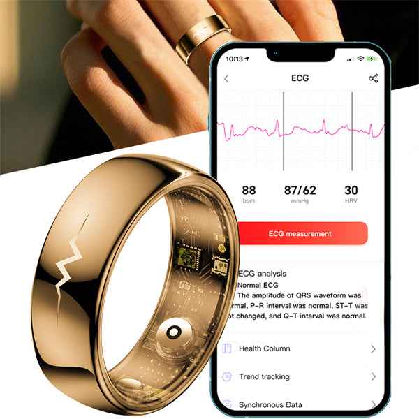 Fiteness Tracker ECG Ring ETD5