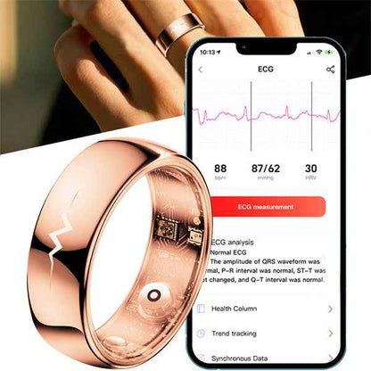 Fiteness Tracker ECG Ring ETD5