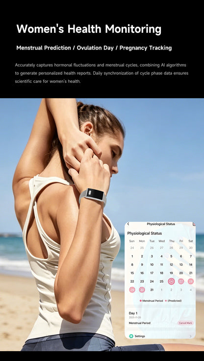 ETERNITY No Screen Advanced Health Tracker Band with Remote Care ECG and HRV | ETQ17